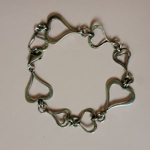 SILPADA STERLING SILVER HEART LINK BRACELET ♥️